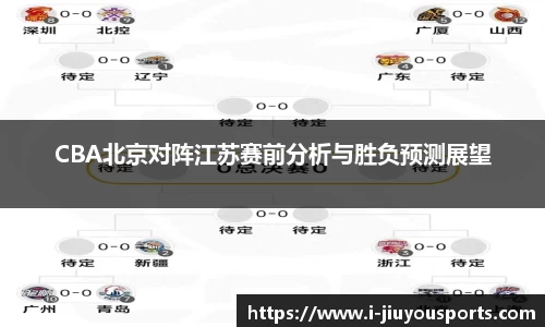 CBA北京对阵江苏赛前分析与胜负预测展望